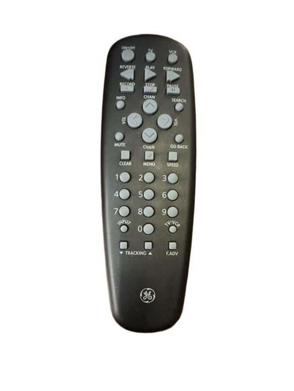 Ge Universal Remote Control For Vcr Tv Black